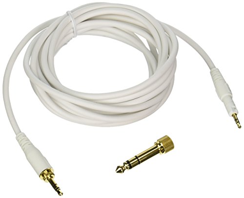 Audio-Technica HP-LC-WH Replacement Cable for M Series Headphones - style: Long White Cable