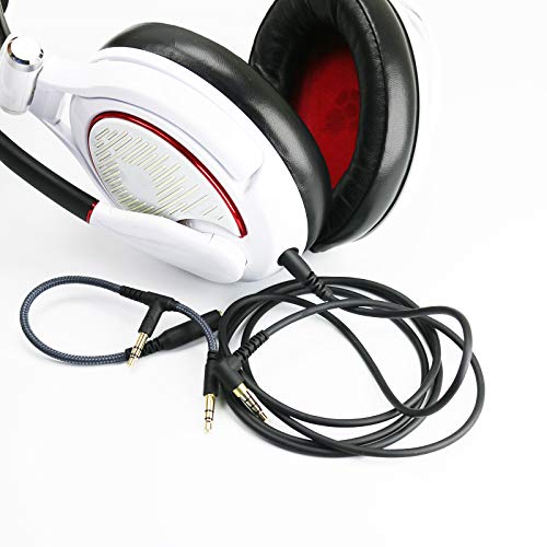 NewFantasia Replacement Audio Cable Compatible with EPOS H6Pro, GSP301, PC38X, GSP302, GSP602, GSP601, H3 Gaming Headsets 1.3m/4.3ft