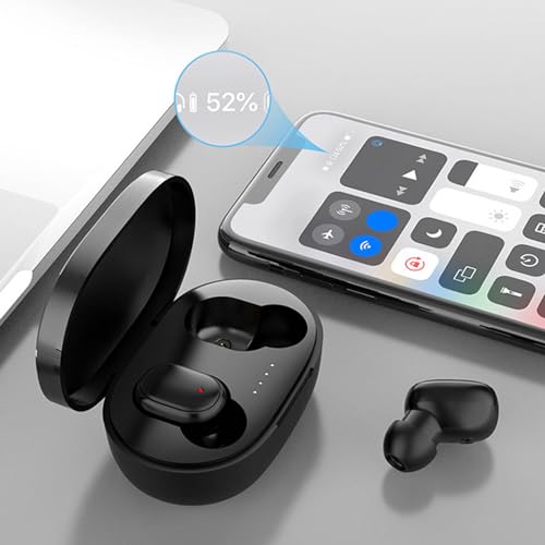 Mini Bluetooth 5.1 Earbuds - HiFi Stereo Sound in-Ear Headphones with Noise Isolation for Gym/Running - color: Black