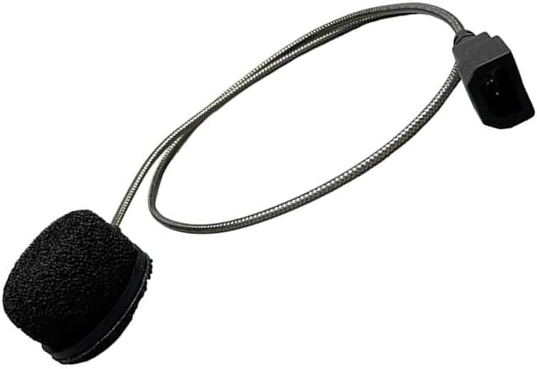 Enhanced Clear Helmets Microphone for Cardo Asmax Reso Intercom Systems | with Noise Cancelling Technology and Silver Plated Wiring Suitable Delivers Clear Audio and Call Quality - color: B