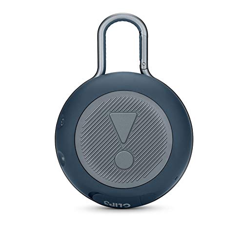 JBL Clip 3 Waterproof Portable Bluetooth Speaker - Blue (Renewed) - color: Blue