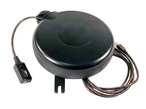 USB-25-S 25 ft. Retractable USB Cable Reel - Female & Male