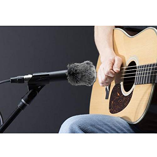 SM57 Pop Filter Foam Cover - Mic Windscreen with Furry Wind Screen Windjammer Compatible with Shure SM-57 Microphone to Blocks Out Plosives by YOUSHARES (2 PCS)