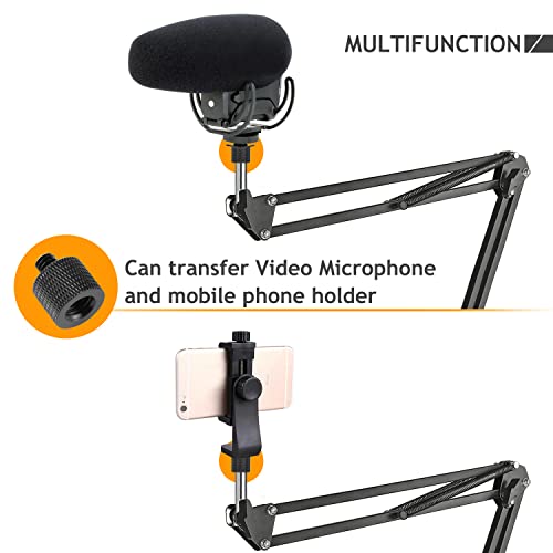 1/4 to 3/8 & 3/8 to 1/4 Camera Tripod Adapter - Male to Female Screw for Camera, Mount, Monitor - color: Black