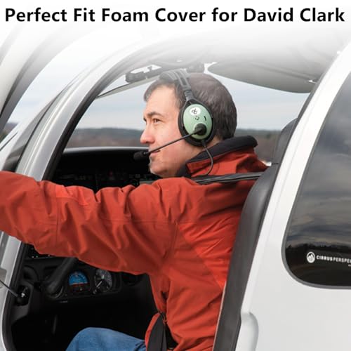 Microphone Cover for David Clark M7A Mic Cover, M-4 / M-7 / H10 / H20 /DC PRO-X2 / PRO-2 / DC ONE-X ENC Headset Aviation Microphone Replacement Pop Filter Protector, 3pack