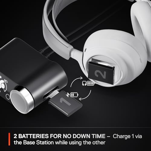 SteelSeries Arctis Nova Pro Wireless Xbox Multi-System Gaming Headset - Neodymium Magnetic Drivers - Active Noise Cancellation - Infinity Power System - Xbox, PC, PS5, PS4, Switch, Mobile - White - color: White, style: Xbox