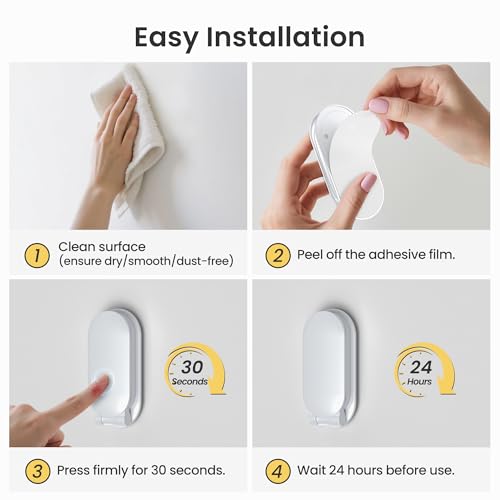 Itramax Wall Mount Headphone Hanger 1 Pack Adhesive Headset Holder for Desk