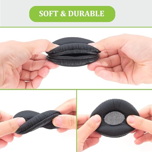 70mm Ear Pads Replacement Ear Cushions for Sony Headphones - 2 Pack