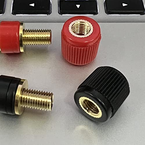 CNCESS Speakon Plug to Female Banana Jack Speaker Cable, 2 Pack | Binding post, Accept Banana Plug, Spade Fork, Bare Wire