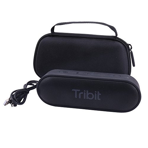 Aenllosi Hard Case Replacement for Tribit XSound Go Portable Bluetooth Speaker | EVA case construction, Water-resistant design, Dust-resistant design, Soft interior lining, Case only - color: Black