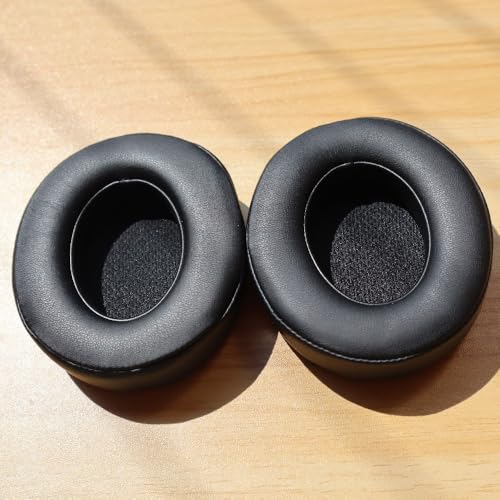 Beats Studio 3 Ear Pads, BUTIAO Replacement Protein Leather Earpads Memory Foam Ear Cushion Cups Repair Parts for Beats Studio 3 Studio 2 Wireless Wired Headphones by Dr.Dre (Black) - color: Black