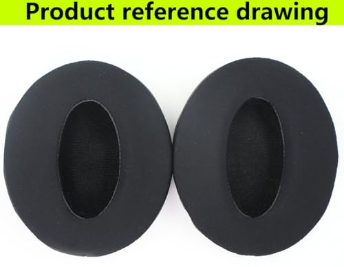 Replacement Ear Pads Compatible with Sennheiser HD4.50 Black/ice | for Sennheiser HD4.50BT/HD4.50BTNC/HD4.50SE/HD4.40/HD4.30G/HD4.20S/HD458BT/HD450/HD450BT/HD400S/HD350BT headphones - color: Black/ice