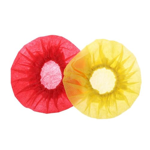 EXCEART 66pcs Disposable Non-woven Microphone Replacement for Karaoke Ktv and Events Breathable Moisture-resistant for Standard Microphones Dots - color: Polka Dots