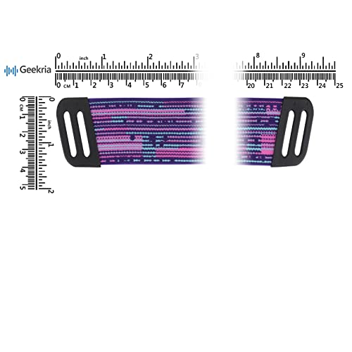 Geekria Mesh Fabric Headband Pad Compatible with Logitech G733, G335, G535 Headphones, Replacement Band Repair Part (Purple) - color: Purple