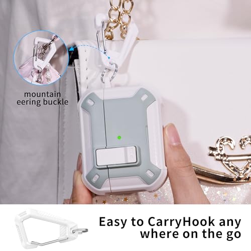 RFUNGUANGO for AirPods Pro 2 Case, White Green - color: FK-White Mint Green, size: AirPods Pro 2 Case