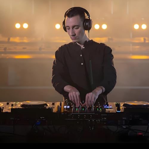 4 Pole Audio DJ Headphone Cable Cord, Replacement Audio Cable Extended Coiled Spring DJ X7 Wire Compatible with Pioneer HDJ X7, HDJ X5, HDJ Cue1, HDJ S7, and HDJ Cx Headphones