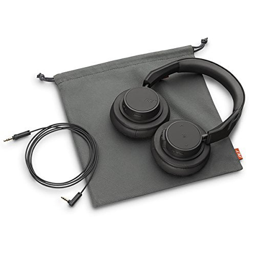 Plantronics 211138-99 Backbeat Go 600 Noise-Isolating Headphones, Over-The-Ear Bluetooth Headphones, Black