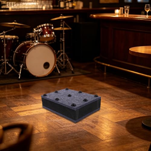 Acoustic Isolation Pads for Audio Equipment and Studio Monitor Setups, Anti Vibration Felt and Sponge Noise Reduction Pads, Sound Dampening Platform for Home Theater and Living