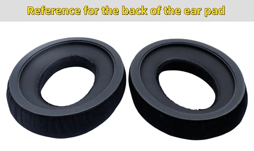 Replacement Earpads for Sennheiser HD598 HD560S Headphones - Black | Fit for Sennheiser HD598CS/HD598SE/598SR/595/HD599/515/518/HD555/HD558/HD569/579, Breathable Velour Ear Cushions, Comfort Fit
