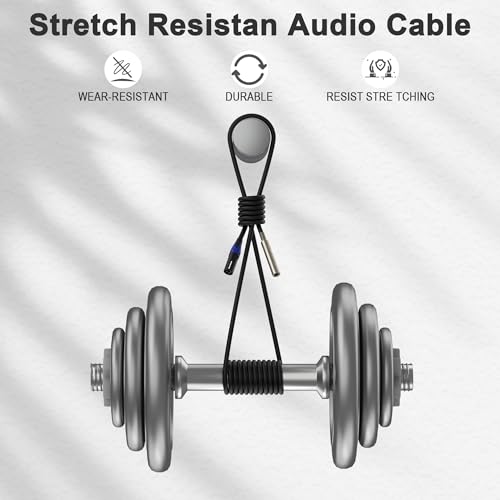 Smithok 2 Pack 1/4 to XLR Cable,Balanced 1/4" Female to XLR Male Stereo Audio Adapter,XLR Male to TS/TRS Quarter inch Connector Converter Interconnect Cable - 11.8 inches (30 cm) - size: 2 Pack - 11.8 inches (30 cm)