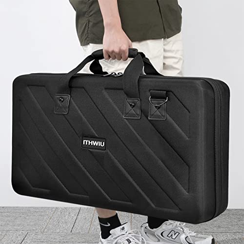 Lightweight Molded Hard Storage Case Fits Pioneer DDJ 1000, 1000SRT DJ Controllers Carrying Case Black - size: DDJ-1000 / 1000SRT