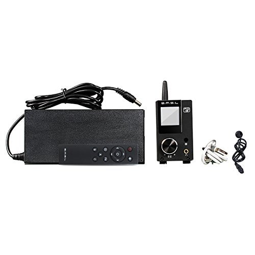 S.M.S.L AD18 Audio HiFi Stereo Amplifier with Bluetooth 4.2 Supports Apt-X,USB DSP Full Digital Power Amplifier 2.1 Small 80Wx2 Class D Amplifier with Subwoofer Output | 2.1 Subwoofer Supports Apt-X USB DSP 80Wx2 Audio HiFi Class D Amplifier Bass and Treb
