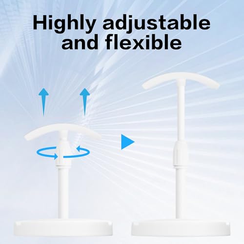 Desktop Headphone Stand, Universal Headphone Holder with Phone Holder,Anti-Slip Base, for Desk, Office, Home Headphones Support Accessory (White) - color: White