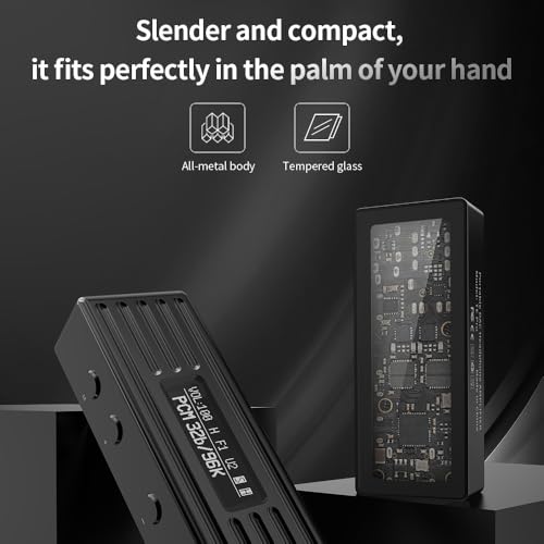 TRN-TE Pro Headphone Amplifier, Portable HiFi USB DAC Amps with 4.4mm and 3.5mm Dual Outputs Supports PCM 768kHz/DSD256 High Resolution Lossless for Smartphones/PC/Laptops