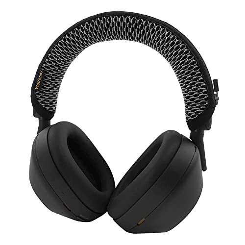 Headband Cover Pad for Sony WH-1000XM5 Headphone, Headset Headband Protector Cushion Replacement with Zipper (Grey)