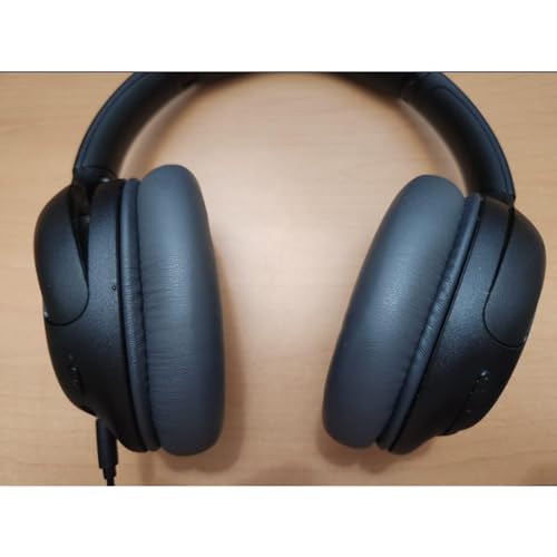 Adhiper Ear Pads for Sony WH-CH700N, WH-CH710N, WH-CH720N - Titanium Gray | Softer Protein Leather & High-Density Memory Foam Earpads for Sony Headphones - color: Titanium Gray