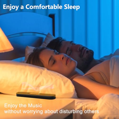 Hesond Pillow Speaker Bone Conduction White Noise with LED Display Timer