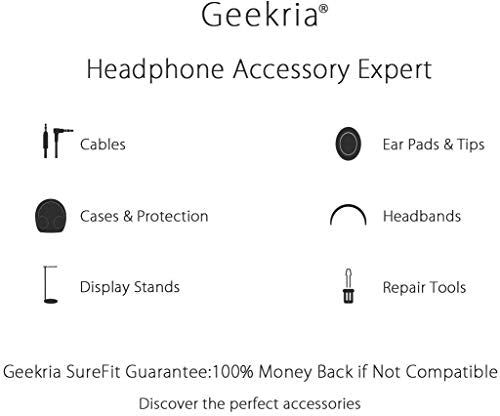 Geekria Mesh Fabric Headband Pad Compatible with Logitech G930, G430, F450 Headphones, Replacement Band Repair Part (Blue). - color: Blue