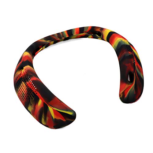 ZALUJMUS Silicone Protective Case Cover Compatible with Bose Soundwear Companion Wearable Speaker (Camouflage Red) - color: Camouflage Red