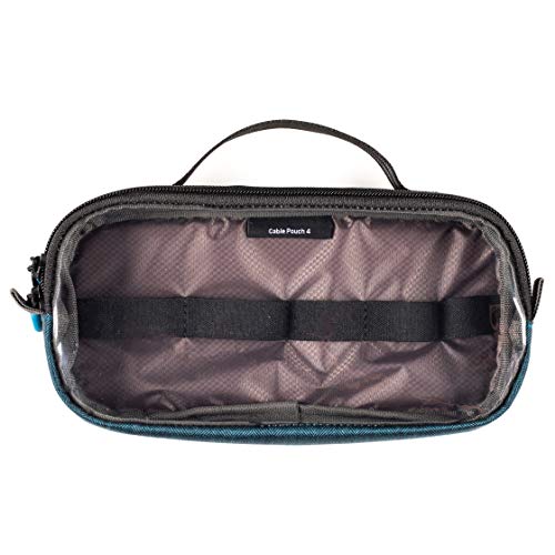 Tenba Tools Cable Pouch 4 – Blue (636-642) - color: Blue, size: Cable Pouch 4