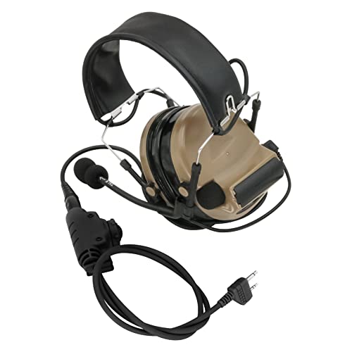 HEARFALCOM U94 V2 PTT Push to Talk Tactical PTT Adapter Civilian Version Compatible with Midland GXT, LXT Series Walkie Talkie (BK) - color: BK 3
