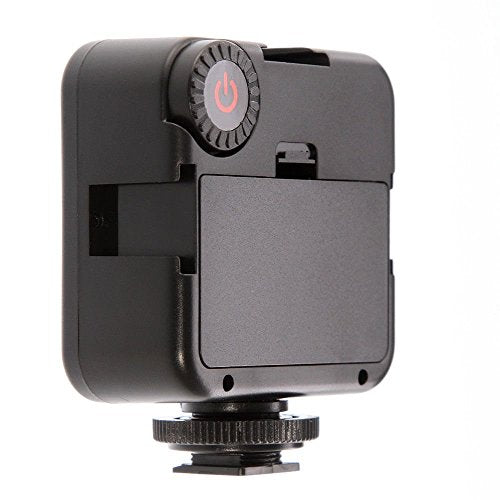 FocusFoto Smartphone Video Rig Camera Cage Mount Holder Stabilizer Handle Grip with BOYA by-MM1 Shotgun Microphone Mic + 49 LED Light Kit for Mobile Phone iPhone Filmmaking Professional Videomaker