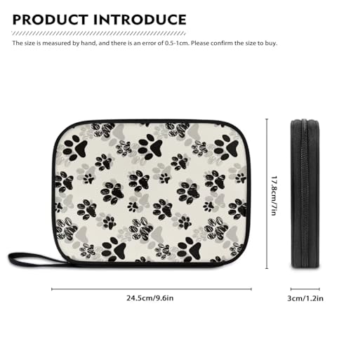 Watch Straps Carrying Bag Portable Watch Band Organizer Bag Compatible with Apple Watch Bands, Watch Band Pin Easy to Carry, Dog Paw - color: Dog Paw