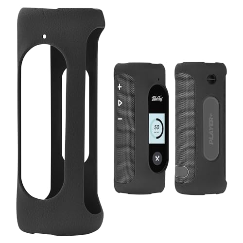 Protective Cover for Blue Tees Golf Player+ GPS Speaker, Silicone Cover for GPS Wireless Bluetooth Speaker (Black) | Blue Tees Golf Speaker Case – Soft Silicone, Full Protection, Dustproof, Magnetic Mount Compatible, Easy Clean, Case Only - color: Black