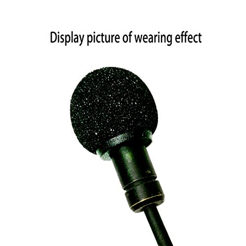 2 Pack Mini Size Lapel Microphone Foam Cover, Lavalier Microphone Windscreen Replacement for Sony Microphone