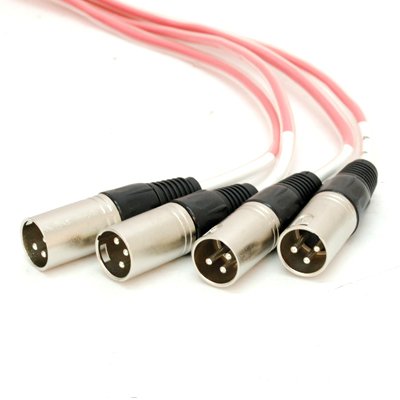 Seismic Audio - SASH-4x35 - 4 Channel XLR Send Sub Snake Cable - 35 Feet - size: 35 Feet - 4 Channel
