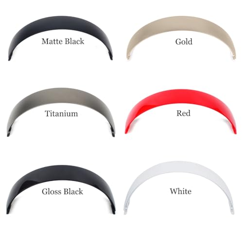 Studio 2 Headband as Same as The OEM Arch Band B0501 Replacement Parts Accessories Compatible with Beats by Dr. Dre Studio2 Wired/Wireless (Model B0500/B0501) Headphones (Gloss Black) - color: Gloss Black