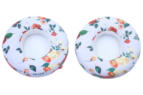 Earpads for Beats Solo 3 & Solo 2 On-Ear Headphones - ICY White | Fit for Beats Solo 3/Solo 2 Wired/Wireless A1796/B0534 Headphone, Dust Proof Protein Leather Cushions with Memory Foam Covers - color: Icy White