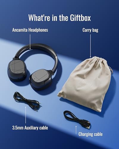 Hybrid Active Noise Cancelling Headphones, Wireless Over Ear Bluetooth - color: Matte Black