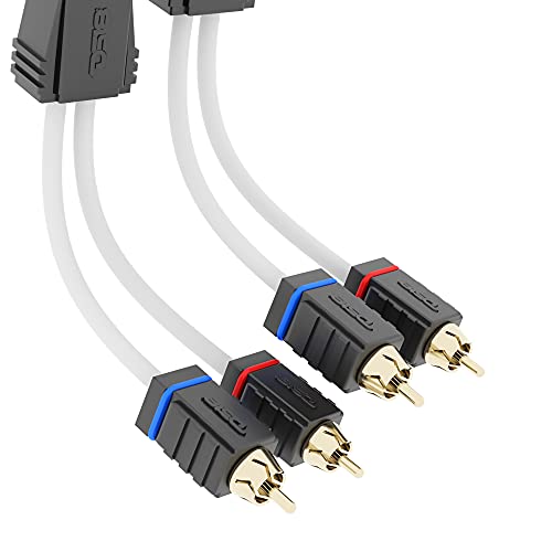 DS18 MOFCR-6FT 2 Channels OFC Marine RCA Audio Stereo Cable - 6 Feet - style: 6 Ft