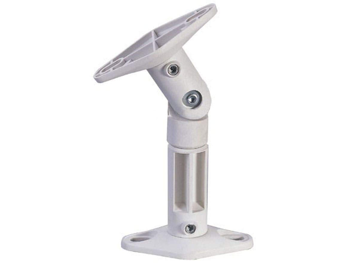 Monoprice Adjustable 10 lb. Capacity Speaker Wall Mount Brackets (Pair), White | Mount Brackets, Adjustable design - color: White, size: 1 Count (Pack of 1)