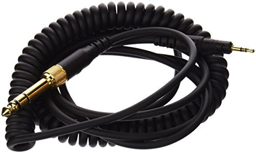 Audio-Technica HP-CC Replacement Coiled Cable for M Series Headphones - style: Black Coiled Cable