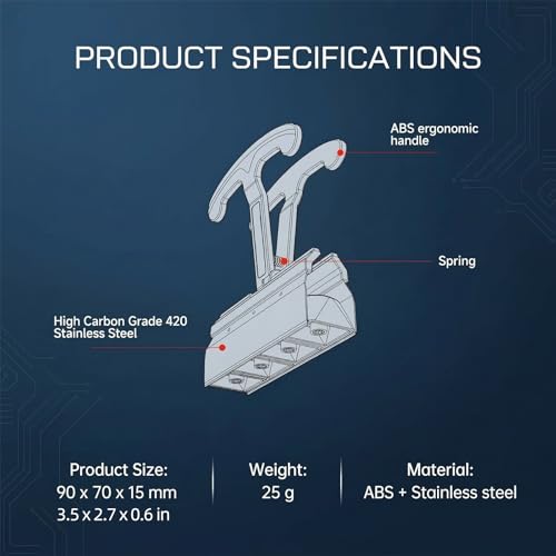 4-Key Keycap Puller, Keyboard Key Remover & Key Cap Removal Tool 4X Faster | JM.JEEMI Mechanical & Hot-Swappable Keyboards Key Puller, Keyboard Cleaning Kit Compatible with Most Key Layout, Large, White - size: Large