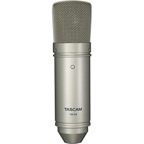 Tascam TM-80 Large Diaphagm Condenser Microphone,Silver