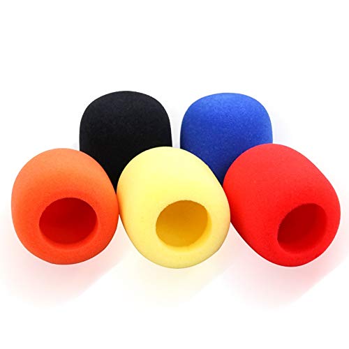 Microphone Foam Isolation Shield Cover Windscreen for Shure SM58 BETA58 Handheld 5 Colors 5 Pack