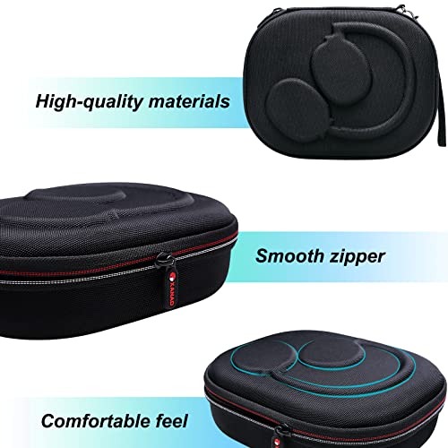 XANAD Hard Case for JBL Tune 720BT/770NC/710BT/760NC/700BT/750BT/510BT/660NC/520BT/500/E45BT and JBL Live 770NC/660NC/650BT/460NC/670NC/400BT/500BT and Wireless Headphone,Black - color: Black Outside+Black Inside